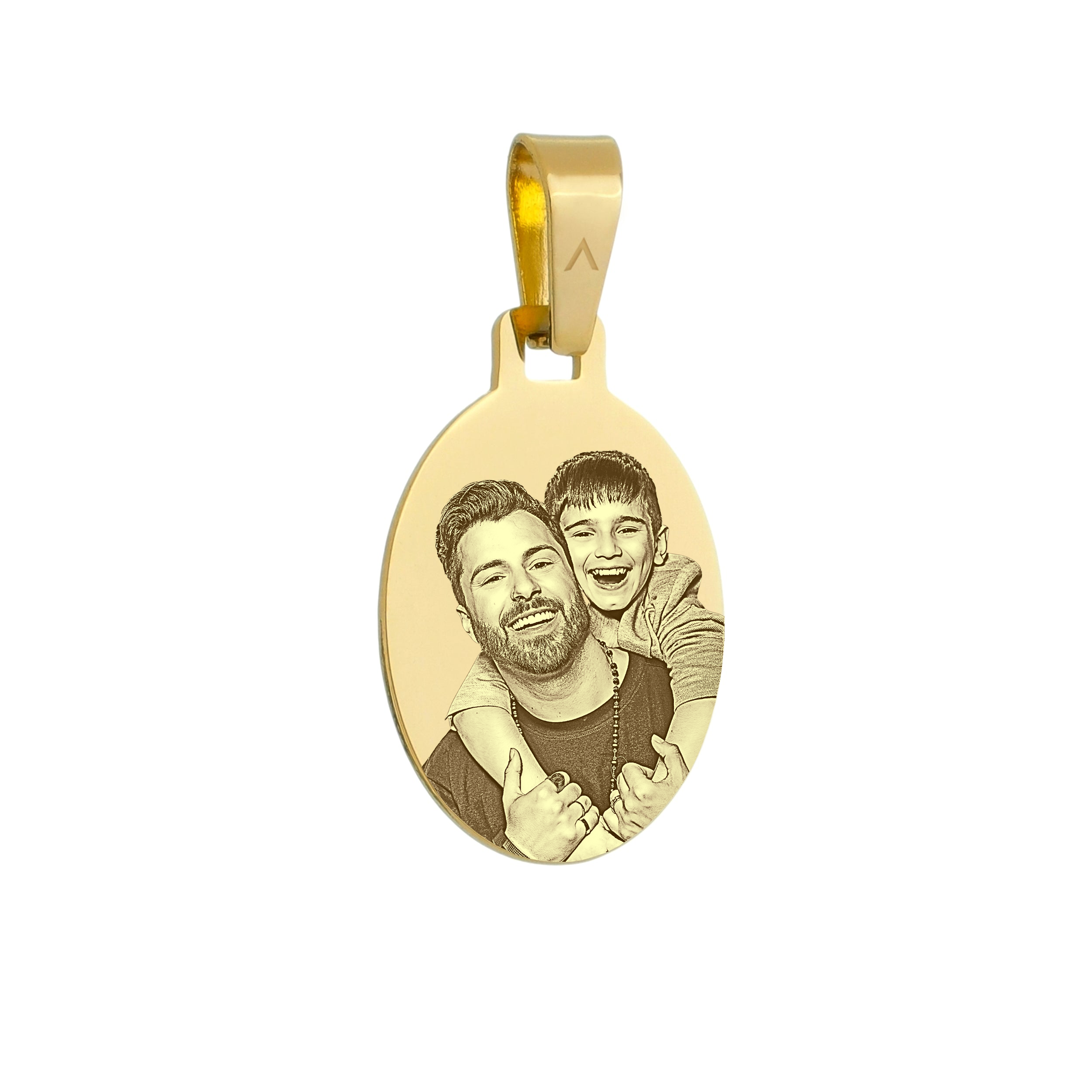 Engravable Oval Pendant - Basic