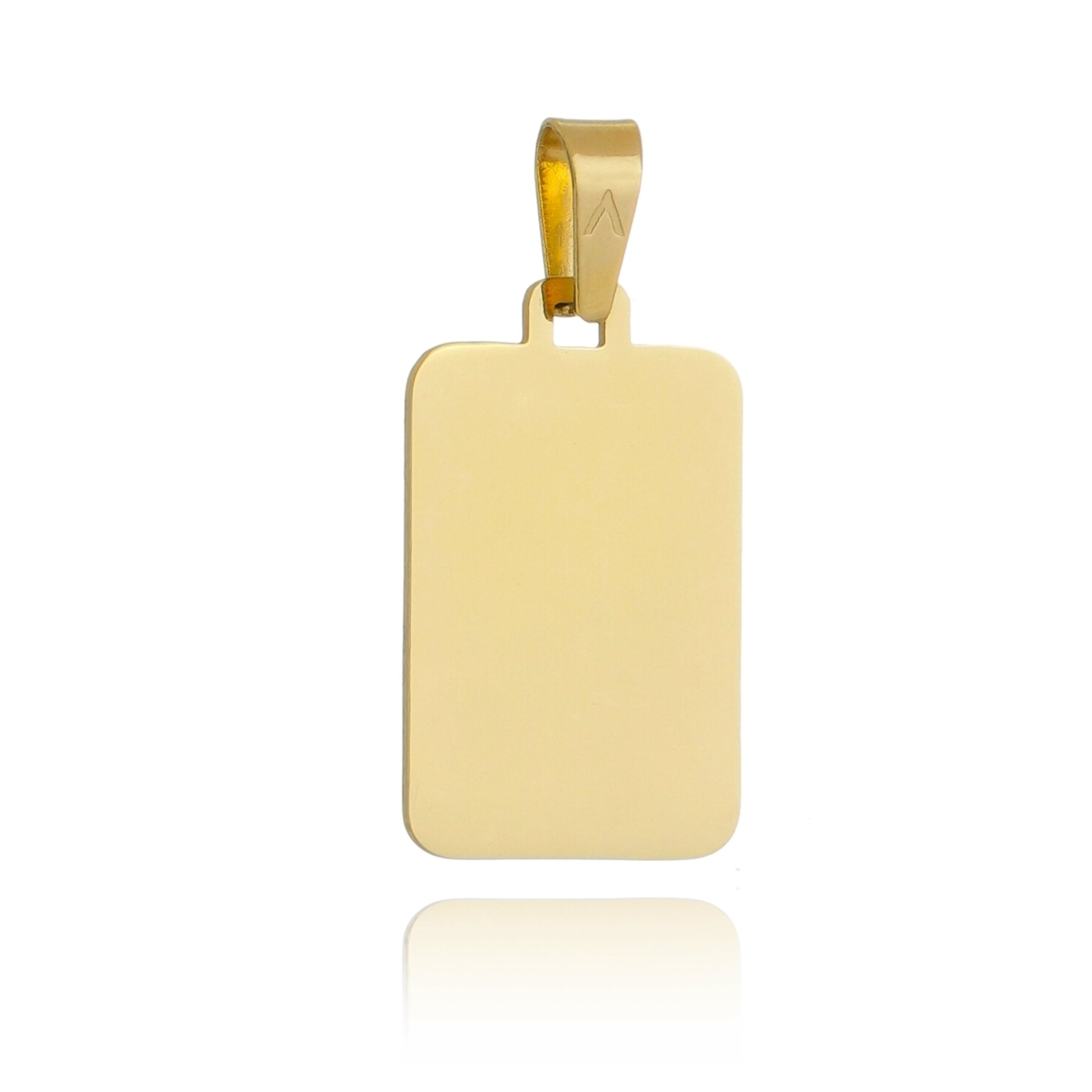 Engravable Rectangle Pendant - Basic