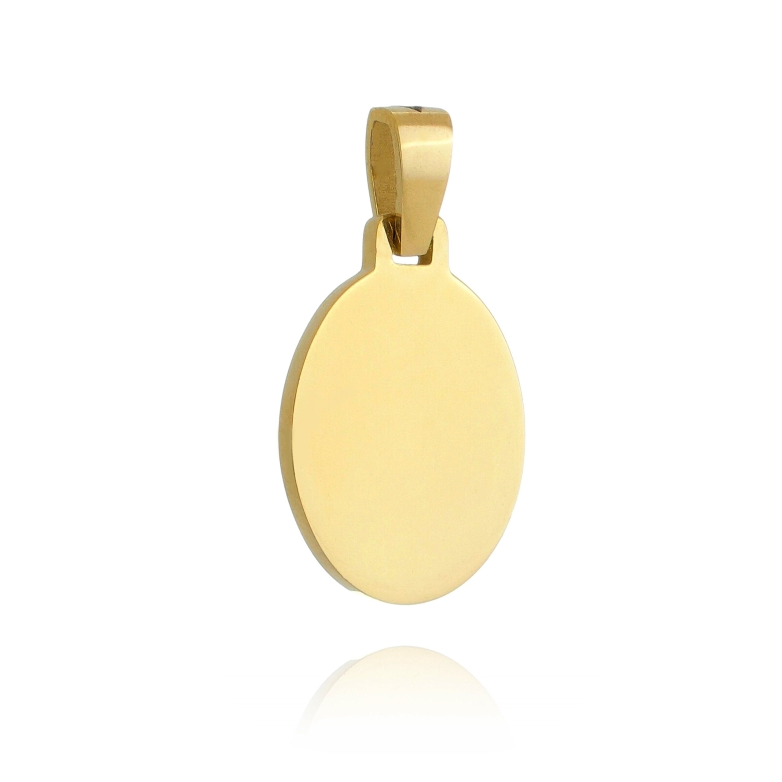 Engravable Oval Pendant - Premium