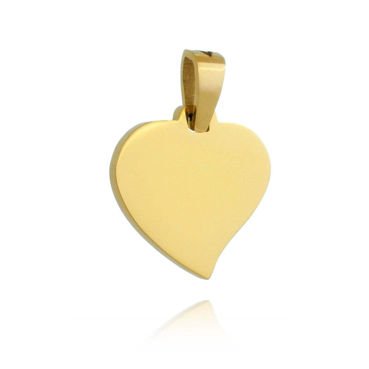 Engravable Curved Heart Pendant - Premium – ACIUM USA