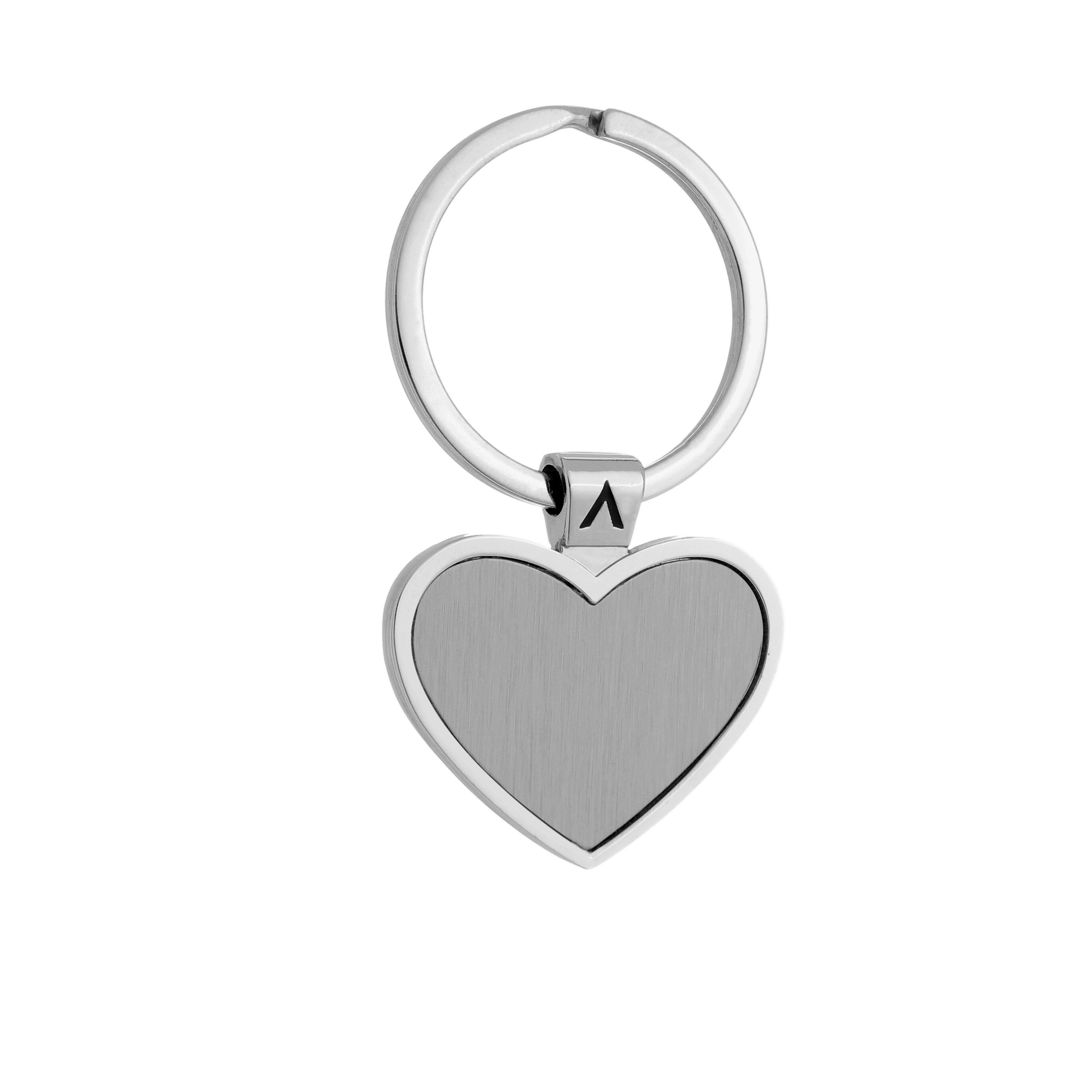 Stainless Steel Heart Keychain Metal