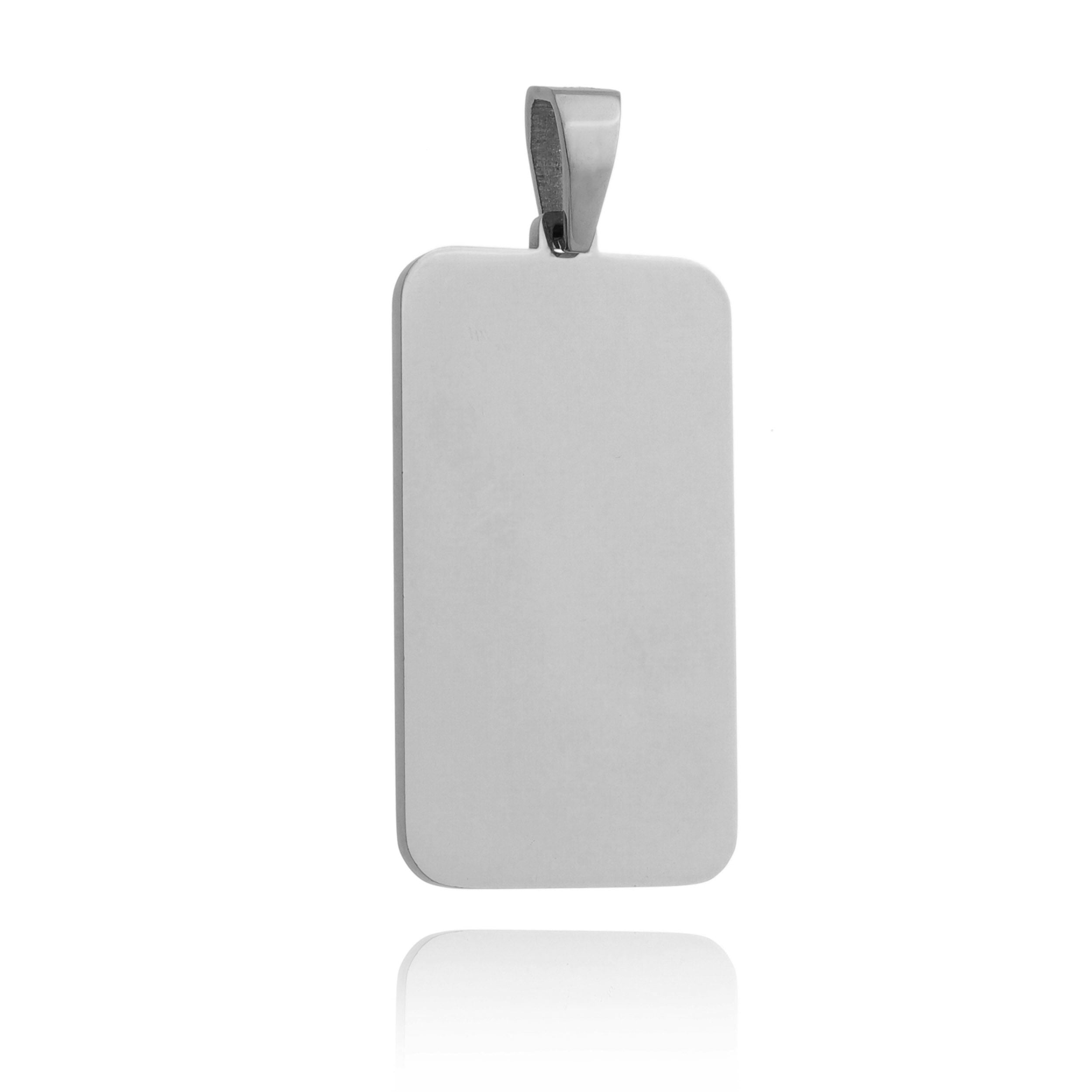 Engravable Rectangle Pendant - Premium